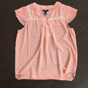 🔴Gap Flutter Sleeve Top